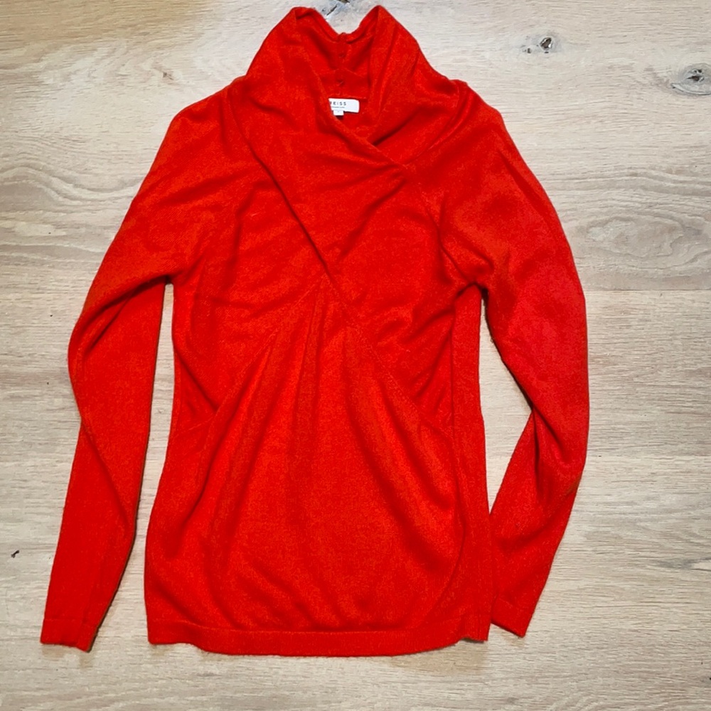 Reiss Red-Orange wool sweater